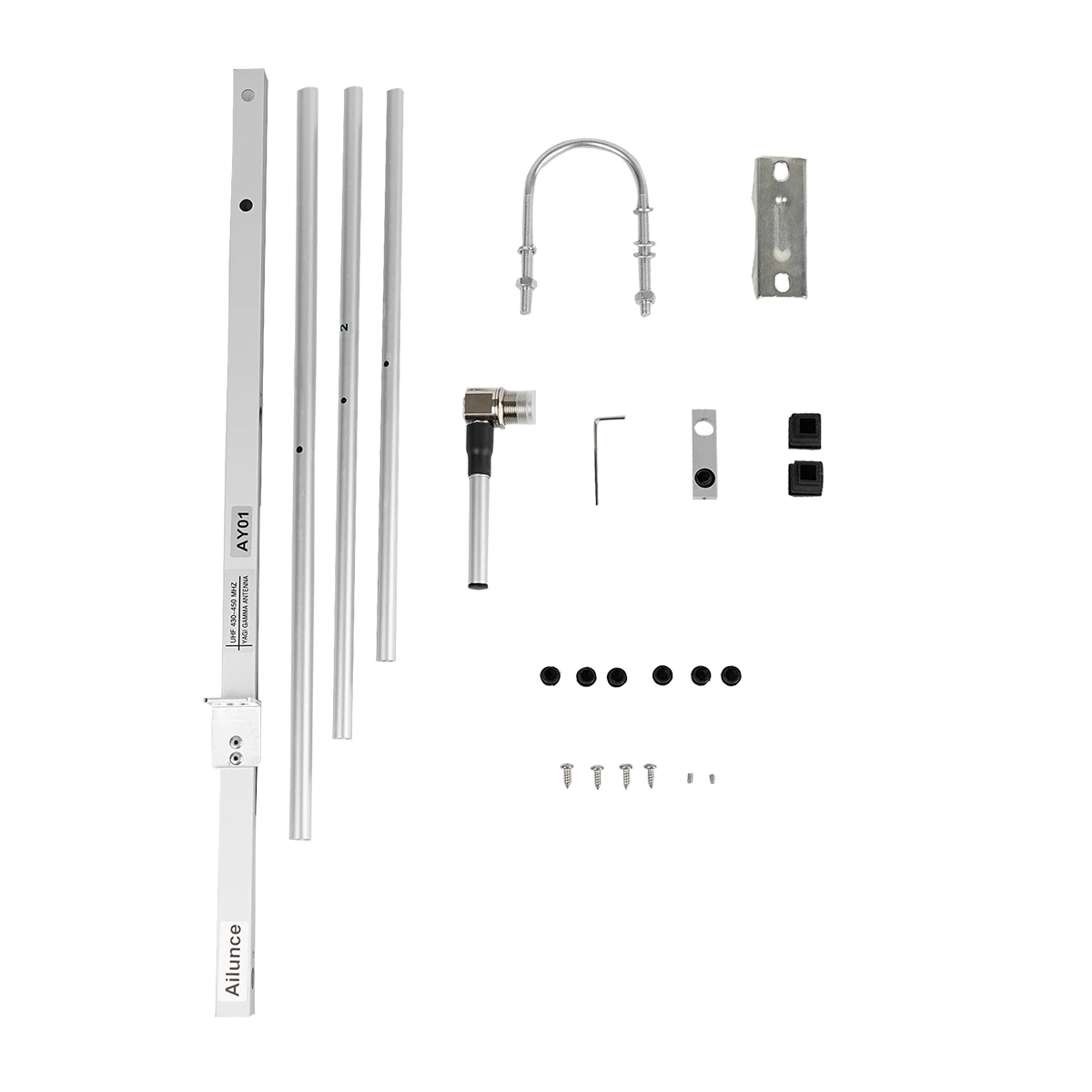 RETEVIS Ailunce AY04/1/2/3 High Gain Ham Radio Yagi Antenna SL16-K VHF/UHF Walkie Talkie Yagi–Uda Antenna Two-way Radio Repeater