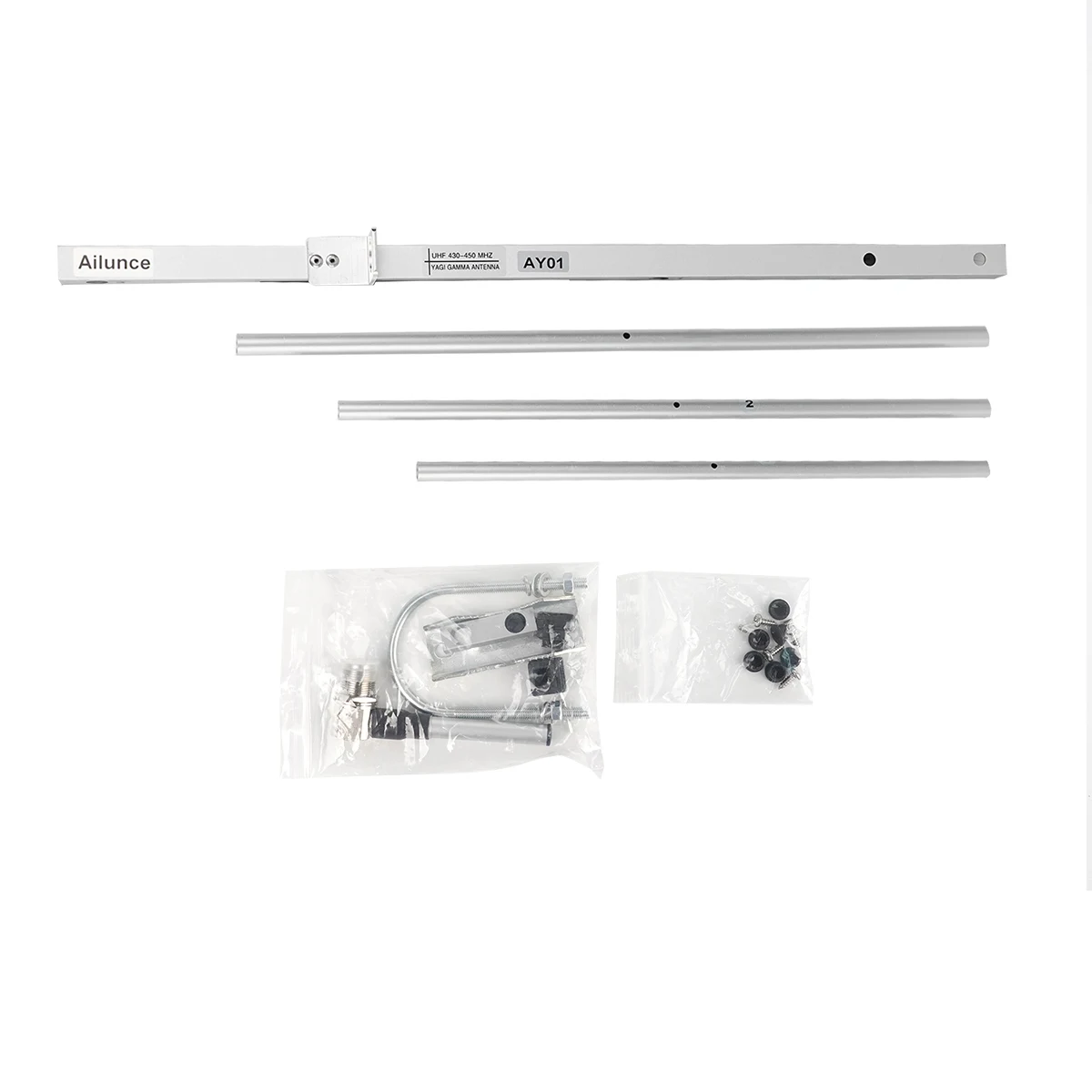 RETEVIS Ailunce AY04/1/2/3 High Gain Ham Radio Yagi Antenna SL16-K VHF/UHF Walkie Talkie Yagi–Uda Antenna Two-way Radio Repeater
