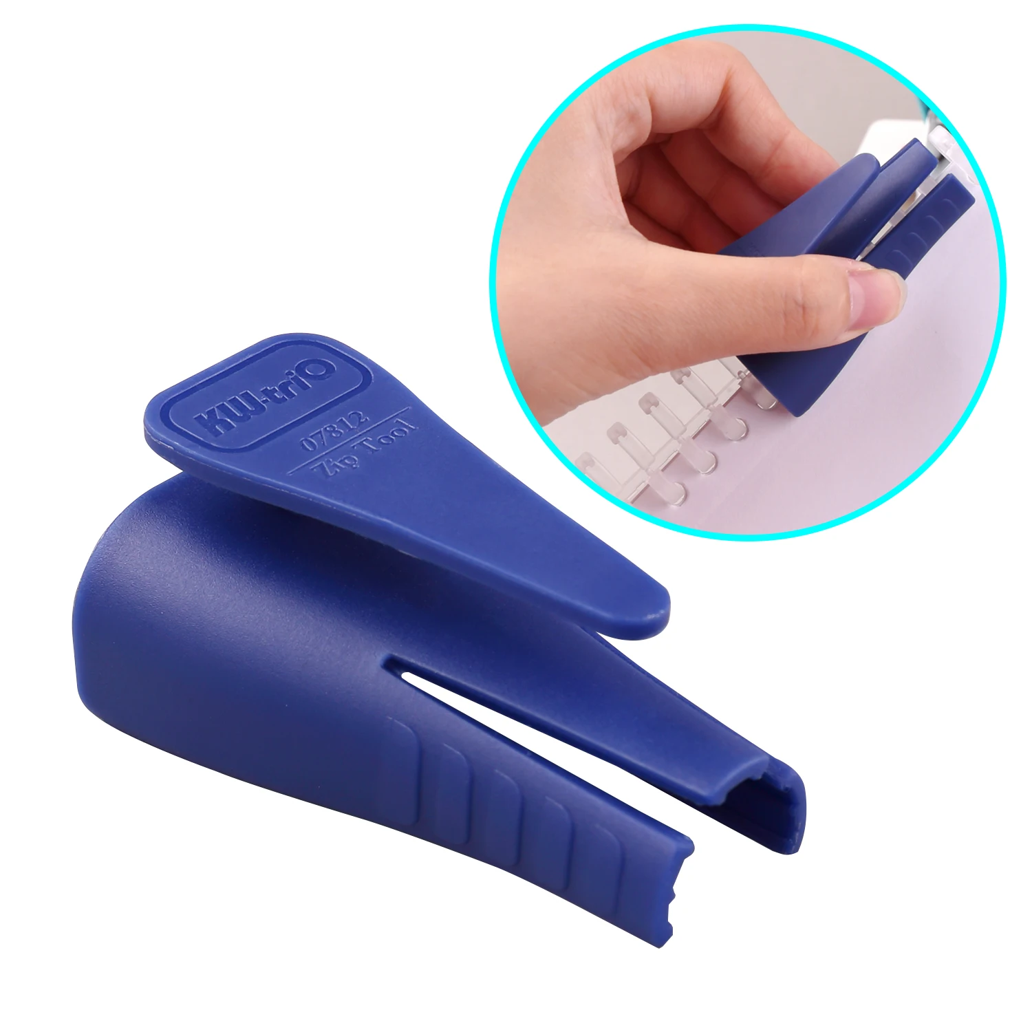 KW-trio Plastic Binder Ring Opener for Loose Leaf Binders Binding Spines Combs Opening and Closing