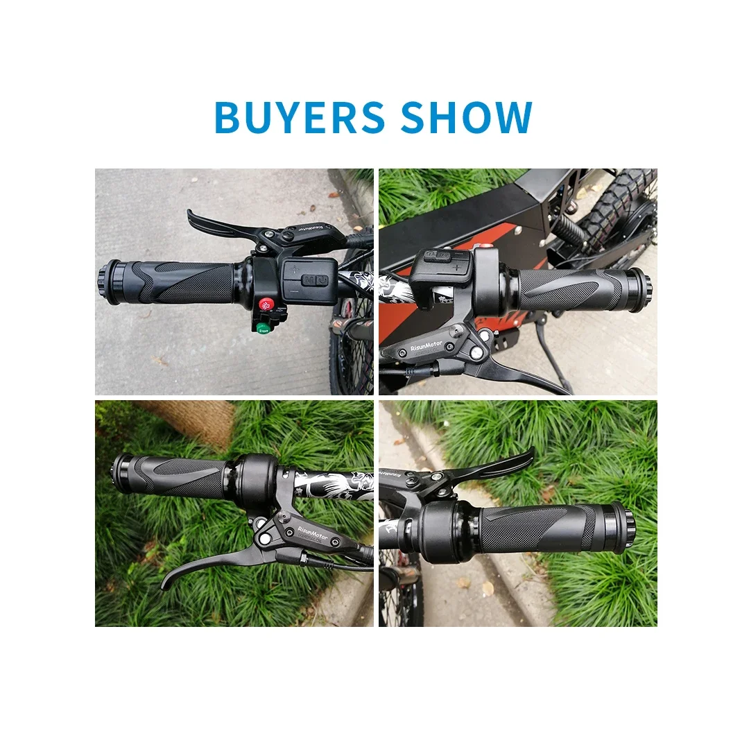 Electric Bike Throttle Grip 24V 36V 48V Waterproof Connector E Bike Twist Throttle for Bafang Motor Electric Bicycle Accessories