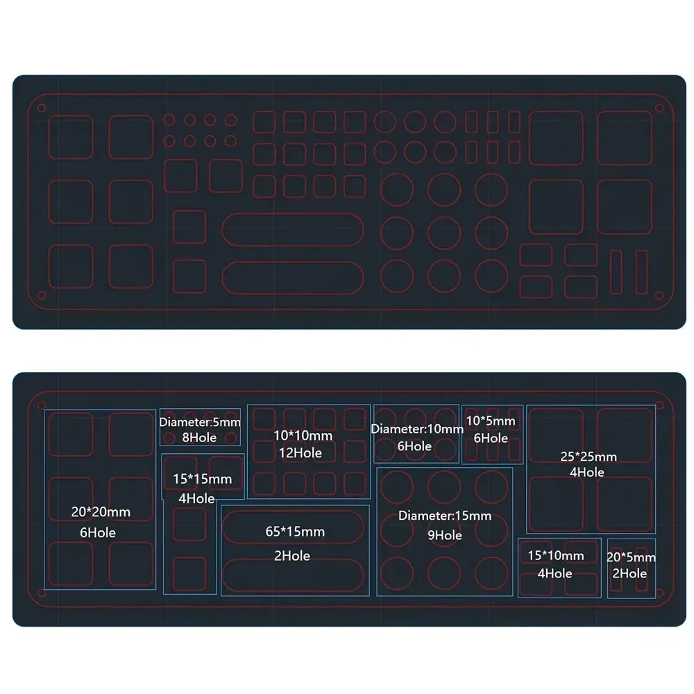 New Portable Cross Screw Driver Storage Rack Organizers Screwdriver Hex Screwdriver Organizers Holder RC Tools Kit