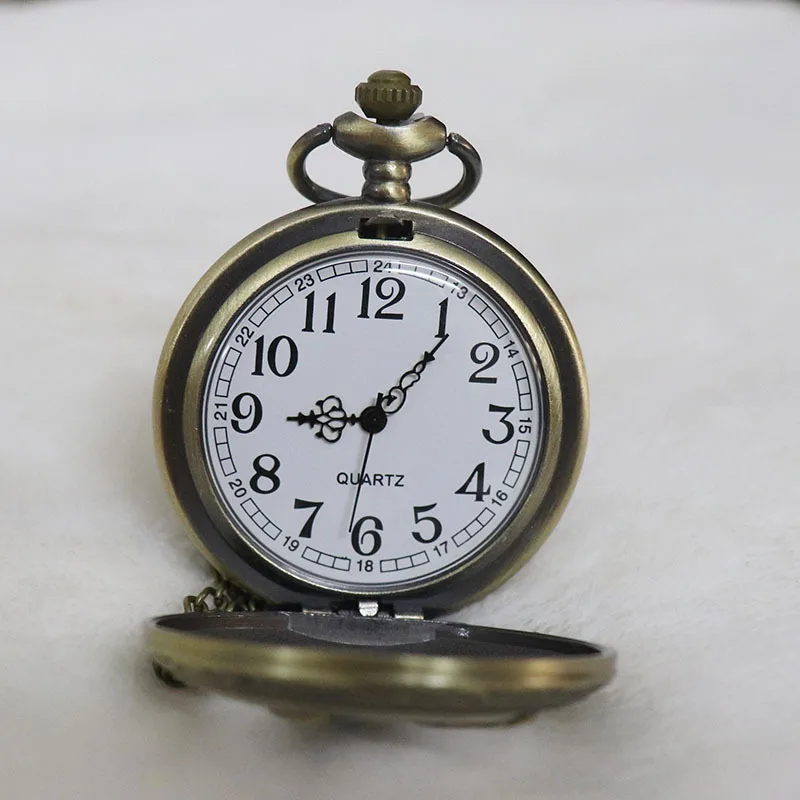 Retro Quartz Hunger Games Popular Hollow Mockingbird Design Stylish Bronze Pocket Watch