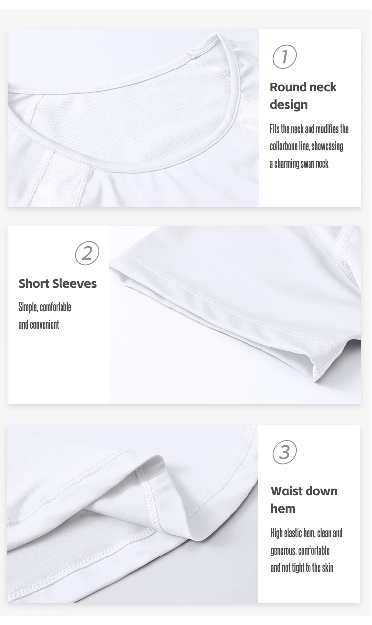 Women Yoga Tops Breathable Sport Fitness Workout Running Yoga Top Quick Dry Short Sleeve Gym T Shirt