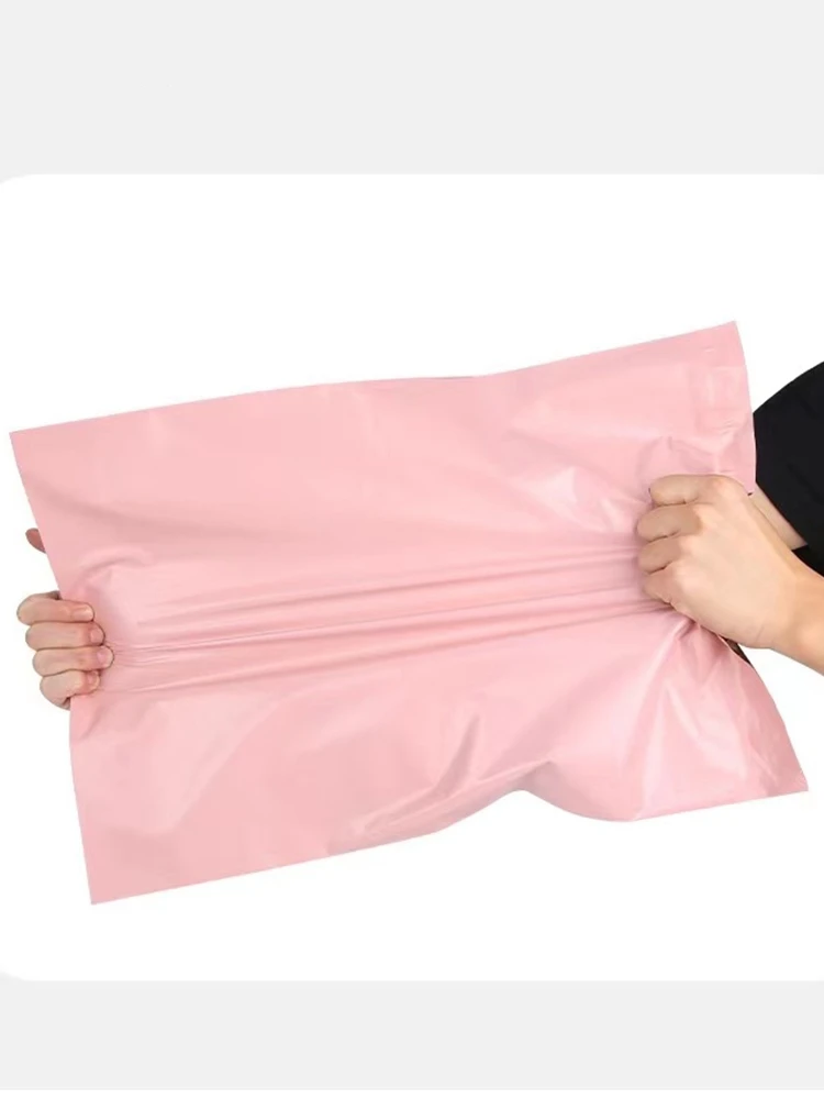 INPLUSTOP New Pink Color Envelope Storage Bags PE Plastic Courier Shipping Bag Waterproof Self Adhesive Seal Pouch Mailing Bags