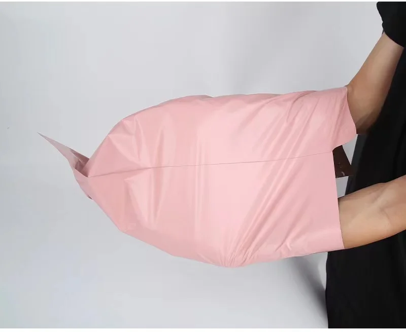 INPLUSTOP New Pink Color Envelope Storage Bags PE Plastic Courier Shipping Bag Waterproof Self Adhesive Seal Pouch Mailing Bags