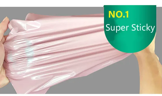 INPLUSTOP New Pink Color Envelope Storage Bags PE Plastic Courier Shipping Bag Waterproof Self Adhesive Seal Pouch Mailing Bags