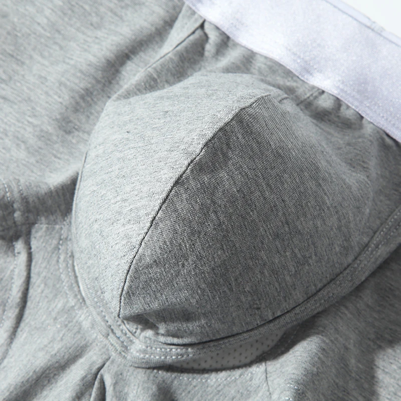 Open Front Underwear Men Cotton Sexy Men's Boxer Shorts Panties Breathable Pouch Bulge Underpants Male