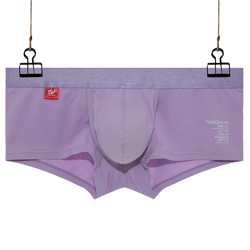 Open Front Underwear Men Cotton Sexy Men's Boxer Shorts Panties Breathable Pouch Bulge Underpants Male