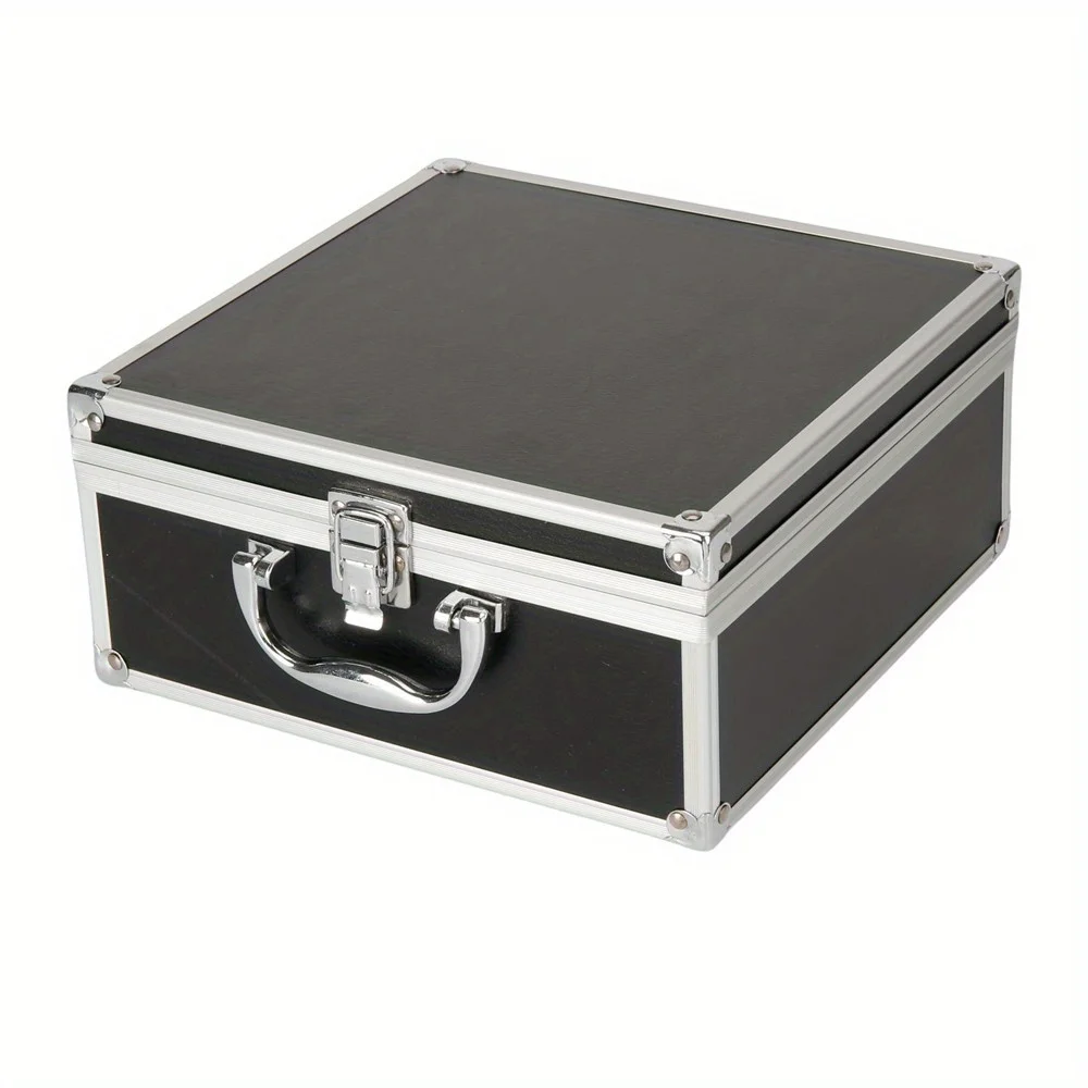 Aluminum Suitcase Parts Toiletry Containers Hard Toy Garage Organization Storage Portable Metal Lock Case Without Sponge
