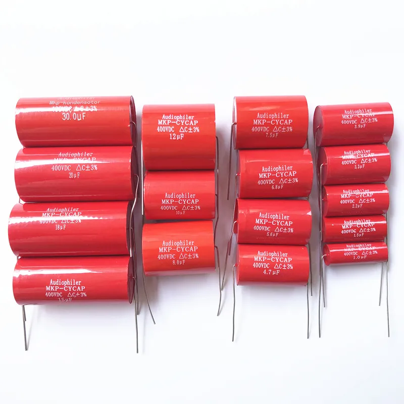 Audiophiler Axial MKP Capacitor Audio 250V 400V 630V 10UF/400V 0.1UF 0.22UF 0.33UF 6.8UF 7.5UF 8.2UF AEAK
