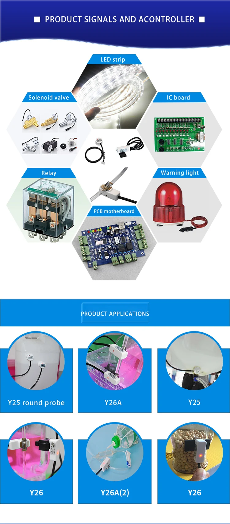 XKC-Y25 Liquid Sensing Switch Water Level Detection Non-contact Liquid Level Sensor Well Level Sensor Water Level Sensor