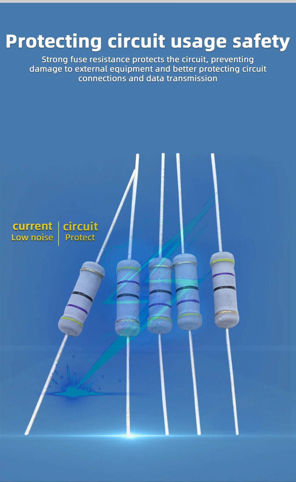 20pcs 2W Carbon Film Resistor 5% Resistance 0.1Ω-2MΩ 0.47 10 47 100 200 470 820 1K 4.7K 10K 47K 100K 200K 330K 470K 1M 1.2M Ohm