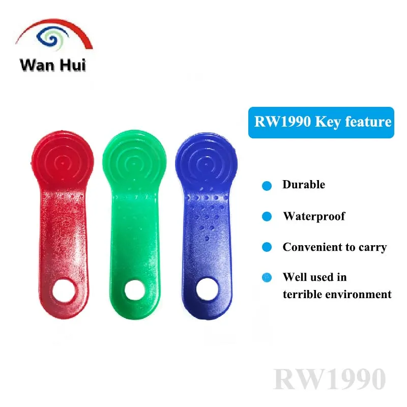 10Pcs RW1990 Rewritable iButton Card, TM tag, TM iButton, Touch Memory Key, Sauna Keys, Copy DALASS DS1990A TM1990A Dropshipping