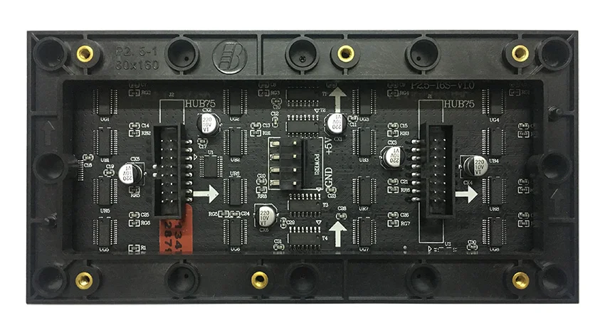 P2.5-64x32 Indoor Full Color LED Display Module HUB75,160mm*80mm,RGB LED 64×32 P2.5 1/16 Panel Matrix,Compatible With PIN2DMD
