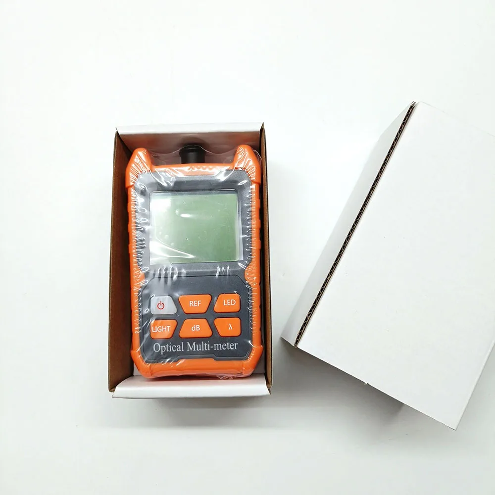 handheld Fiber mini Optical Power Meter -70+6 dBm High Quality OPM Dry battery Mini OPM Support lighting
