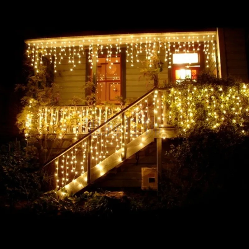6x3M/3x3m Curtain Garland on The Window USB Power Fairy Lights Festoon with Remote New Year Garland Led Lights Christmas Decor