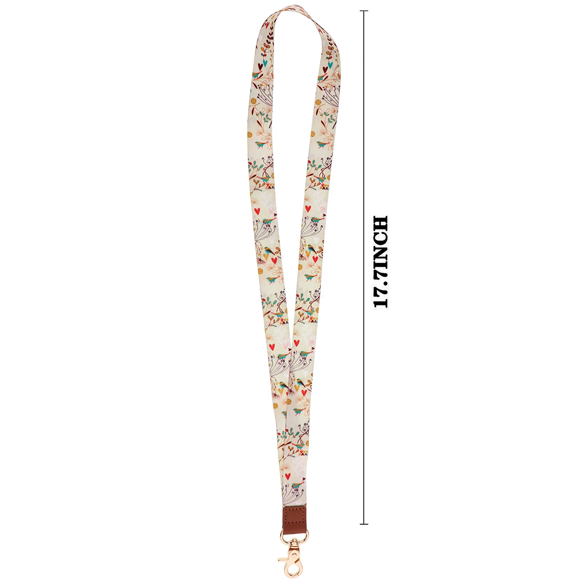 Ransitute R2806 Flowers Fashion Lanyards Id Badge Holder Bus Pass Case Cover Slip Bank Credit Card Holder Strap Cardholder
