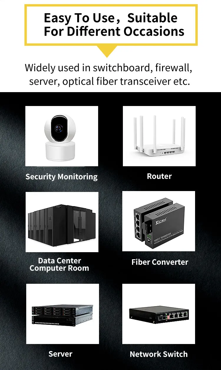 Gigabit SFP Module 1.25G SC Simplex Connector Optical Fiber Module Single Fiber 1310/1550nm for Cisco GLC-BX-D,Ubiquiti Mikrotik