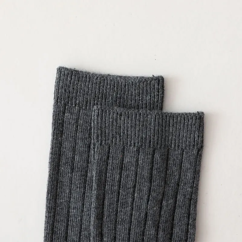 New Fashion Solid Baby Boys Girls Knee High Long Socks Cotton Breathable Stripe Soft Kids Sock Children School Uniform Socks