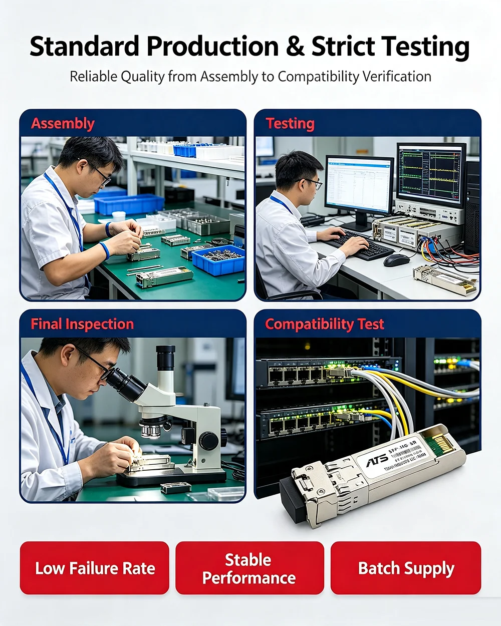 10GBASE-T SFP+ to RJ45 Copper Transceiver Module DDM 30m Compatible with Cisco MikroTik Ubiquiti TP-Link Switch