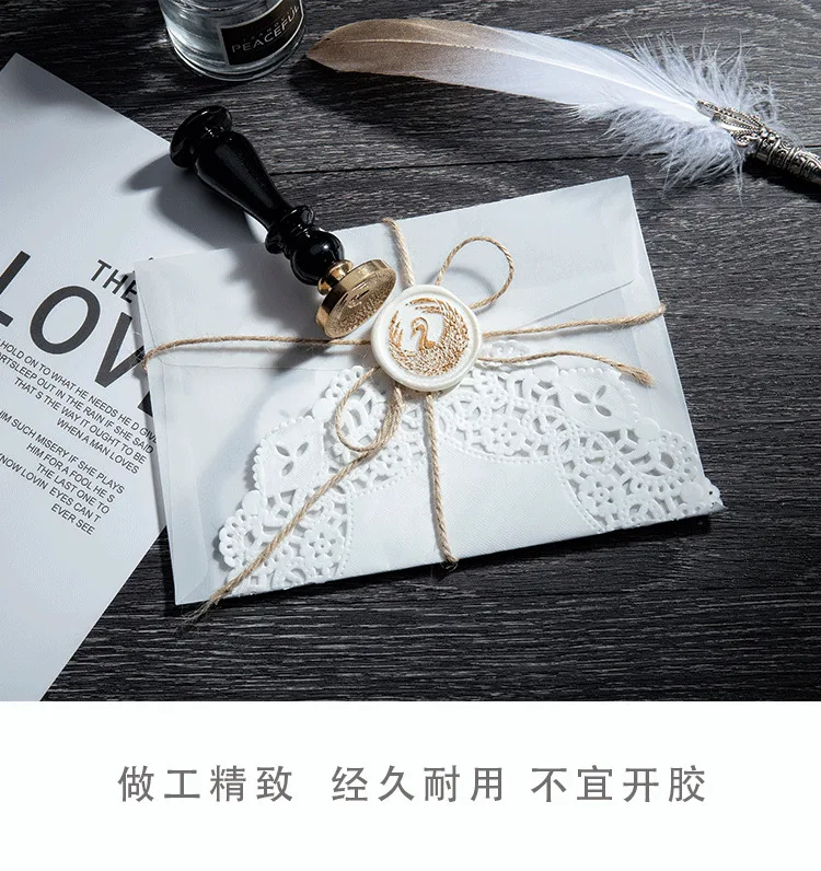 20PCS/Lot Semi-transparent Sulfuric Acid Paper Envelopes For DIY Postcard Card Storage Wedding Invitation Gift Packing