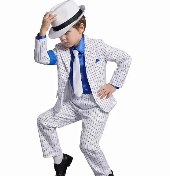 Michael Jackson Dancer Cosplay Suits for Stage Performance Smooth Criminal MJ Costumes Sets Halloween