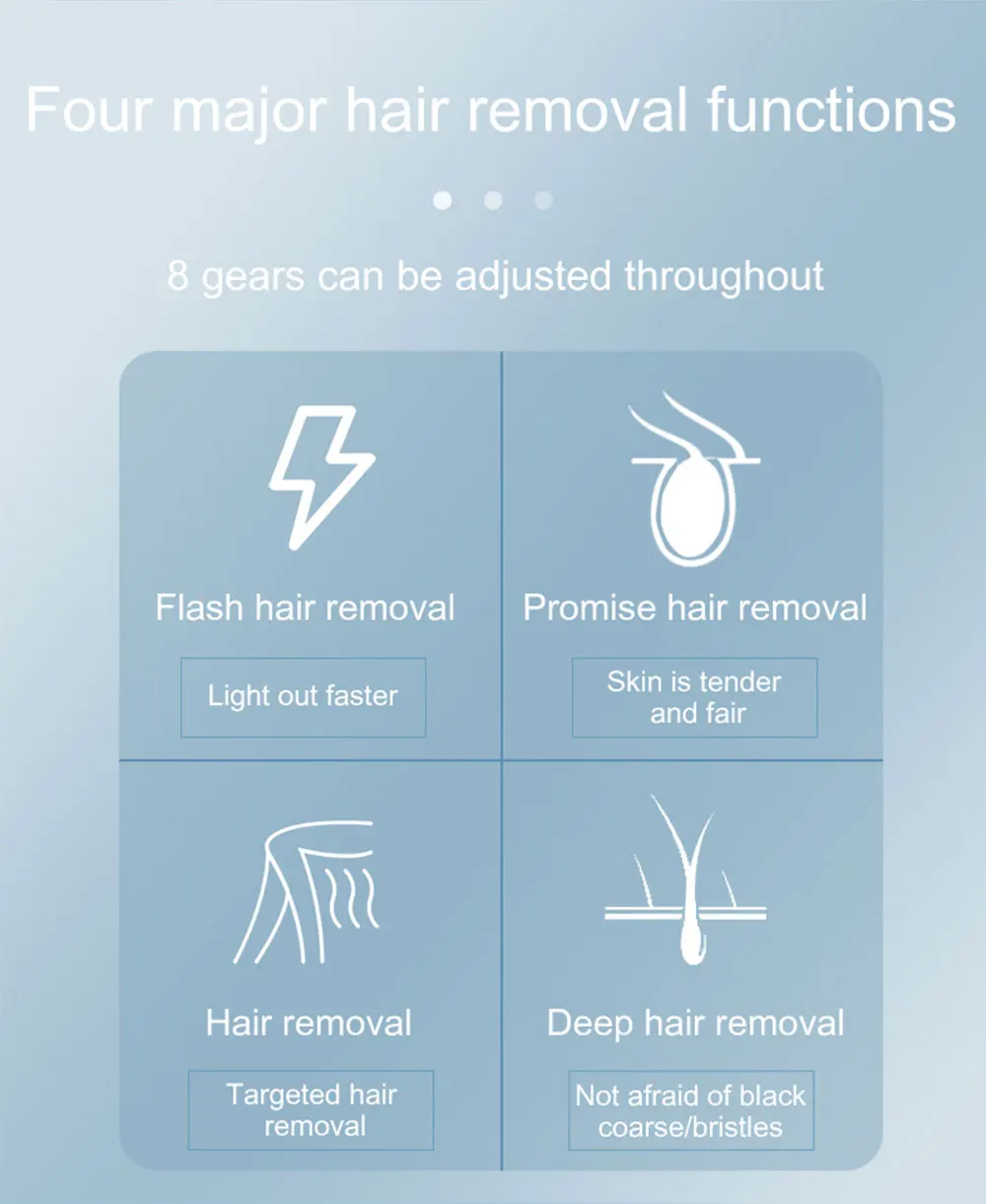 900000Flashes 2022New Laser Epilator Laser Hot Sell Permanent IPL Photoepilator Hair Removal Painless Electric Epilator Machine