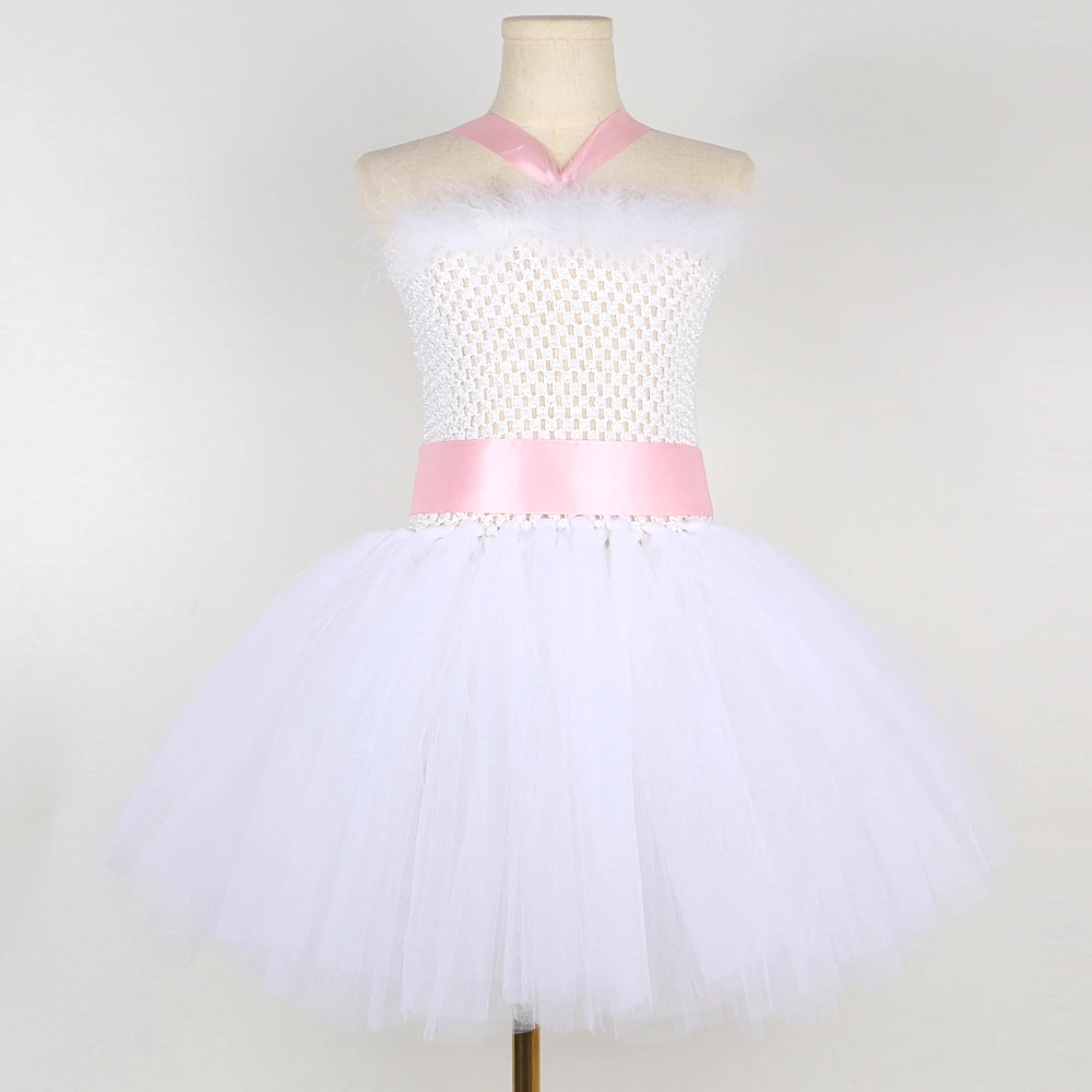 White Bunny Costumes for Baby Girls Easter Holiday Fancy Dress Kids Rabbit Halloween Outfit Child Animal Birthday Party Clothes