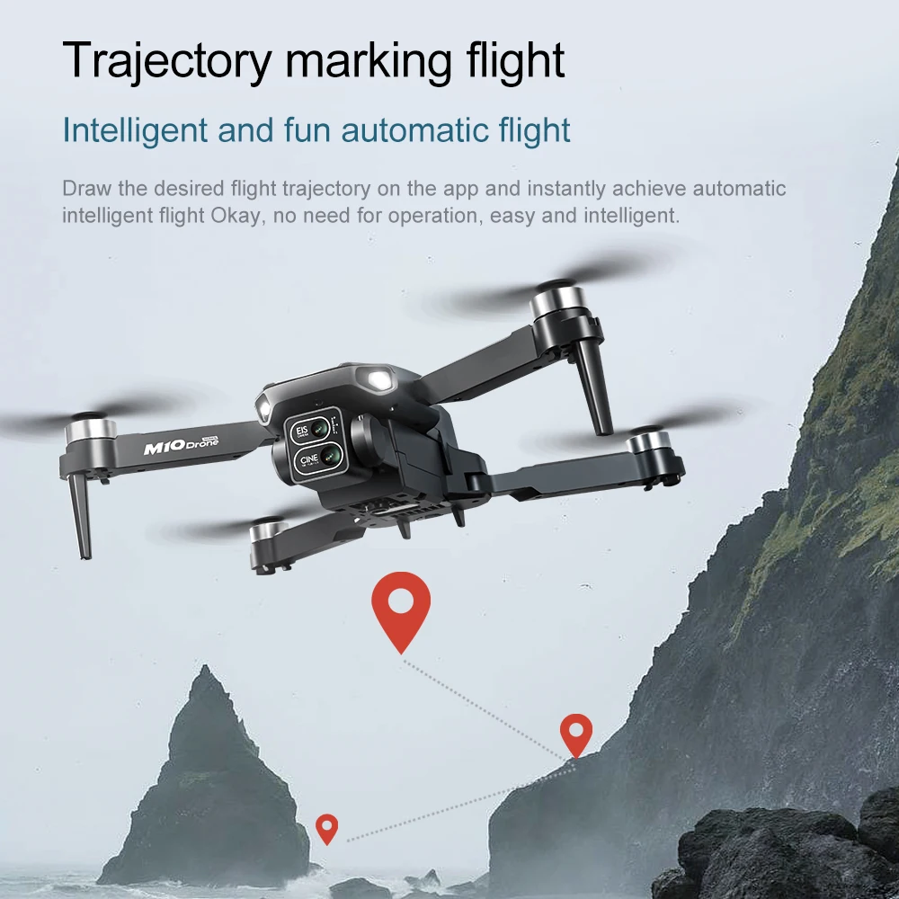 M10 Drone 8K HD Camera Brushless Motor For Aerial Photography Remote Control UAV For Beginners Professionals Hobby Gifts Adults