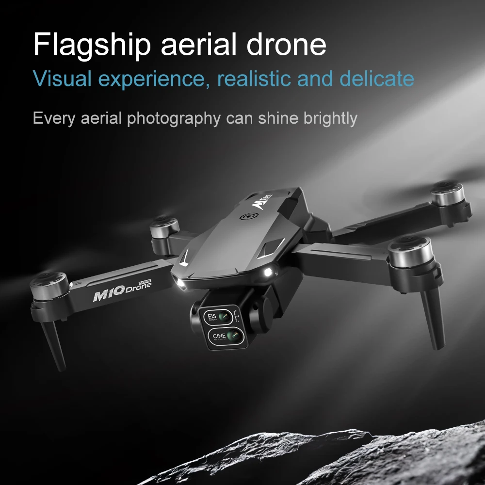 M10 Drone 8K HD Camera Brushless Motor For Aerial Photography Remote Control UAV For Beginners Professionals Hobby Gifts Adults