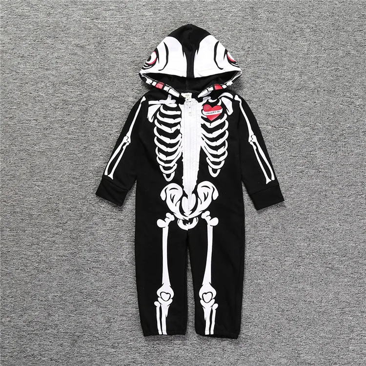 Baby Girls Boys Children Jumpsuit Halloween Pumpkin Costume Toddler Sleeveless Jumpsuit Newborn Autumn Winter Clothes