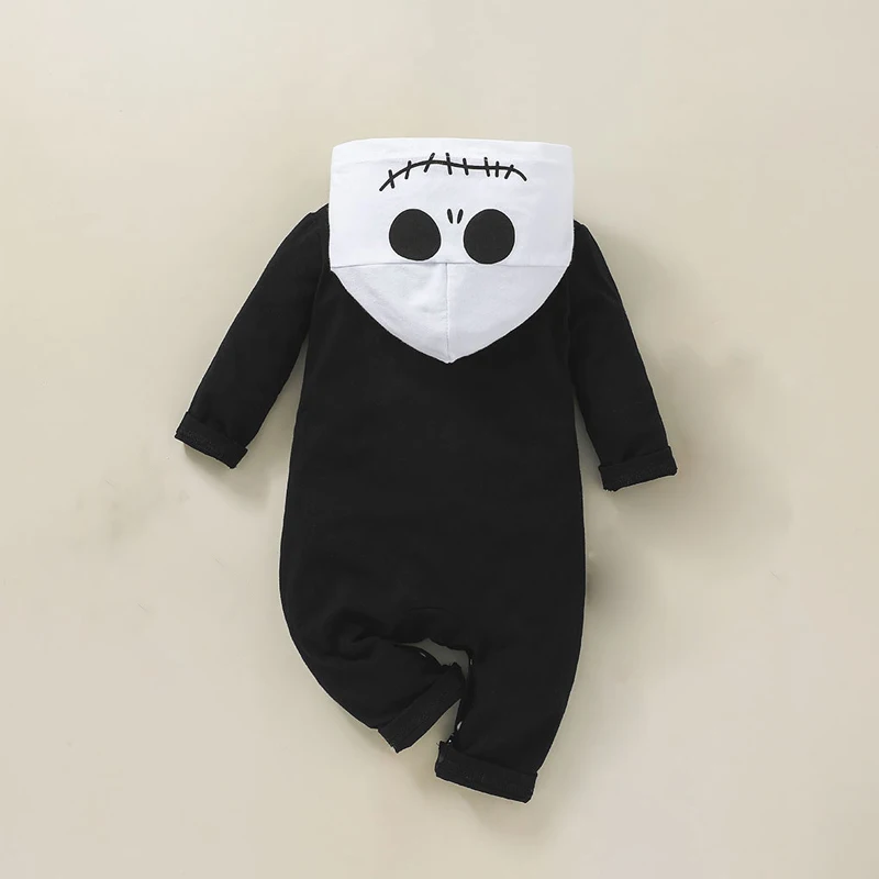 Baby Girls Boys Children Jumpsuit Halloween Pumpkin Costume Toddler Sleeveless Jumpsuit Newborn Autumn Winter Clothes