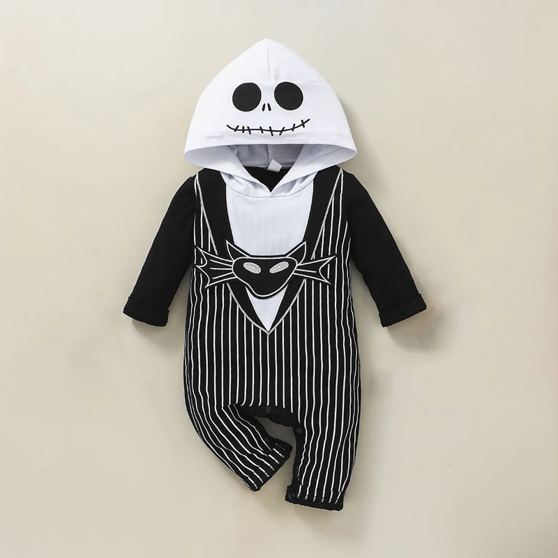 Baby Girls Boys Children Jumpsuit Halloween Pumpkin Costume Toddler Sleeveless Jumpsuit Newborn Autumn Winter Clothes