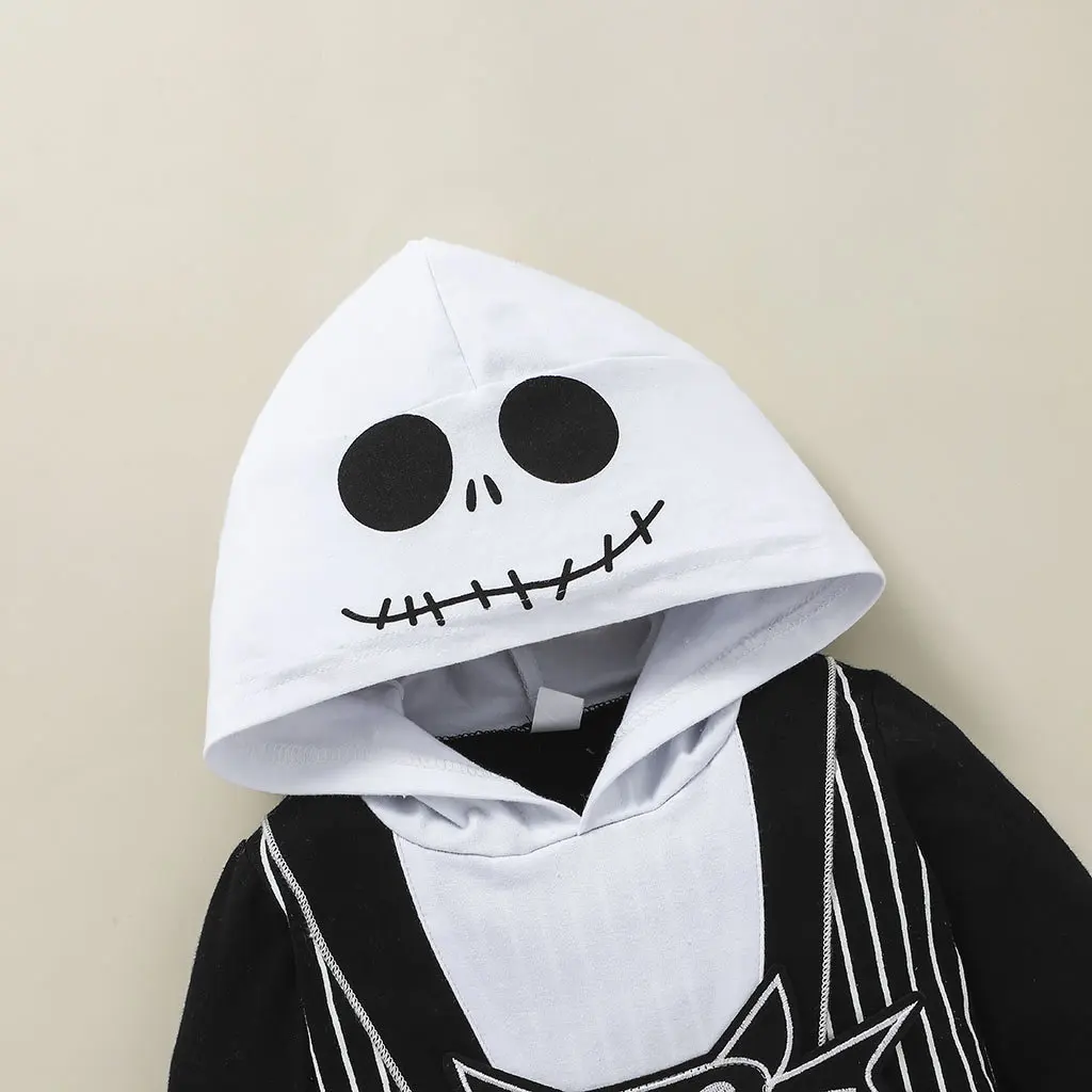 Baby Girls Boys Children Jumpsuit Halloween Pumpkin Costume Toddler Sleeveless Jumpsuit Newborn Autumn Winter Clothes
