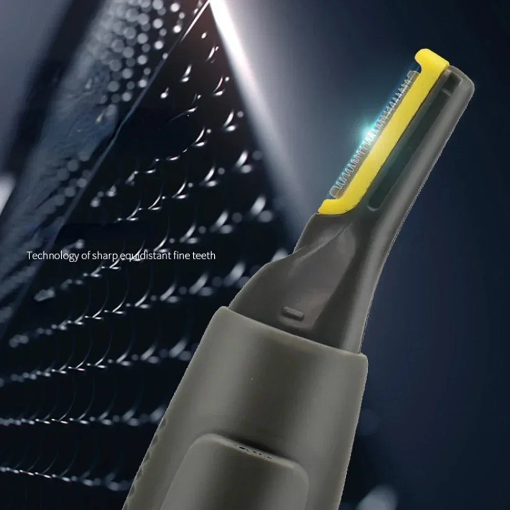 Electric Nose Ear Hair Trimmer Ultra Thin Precision Trimmer Portable Ear Trimmer for Men Nose Hair Shaver Waterproof Safe Clean