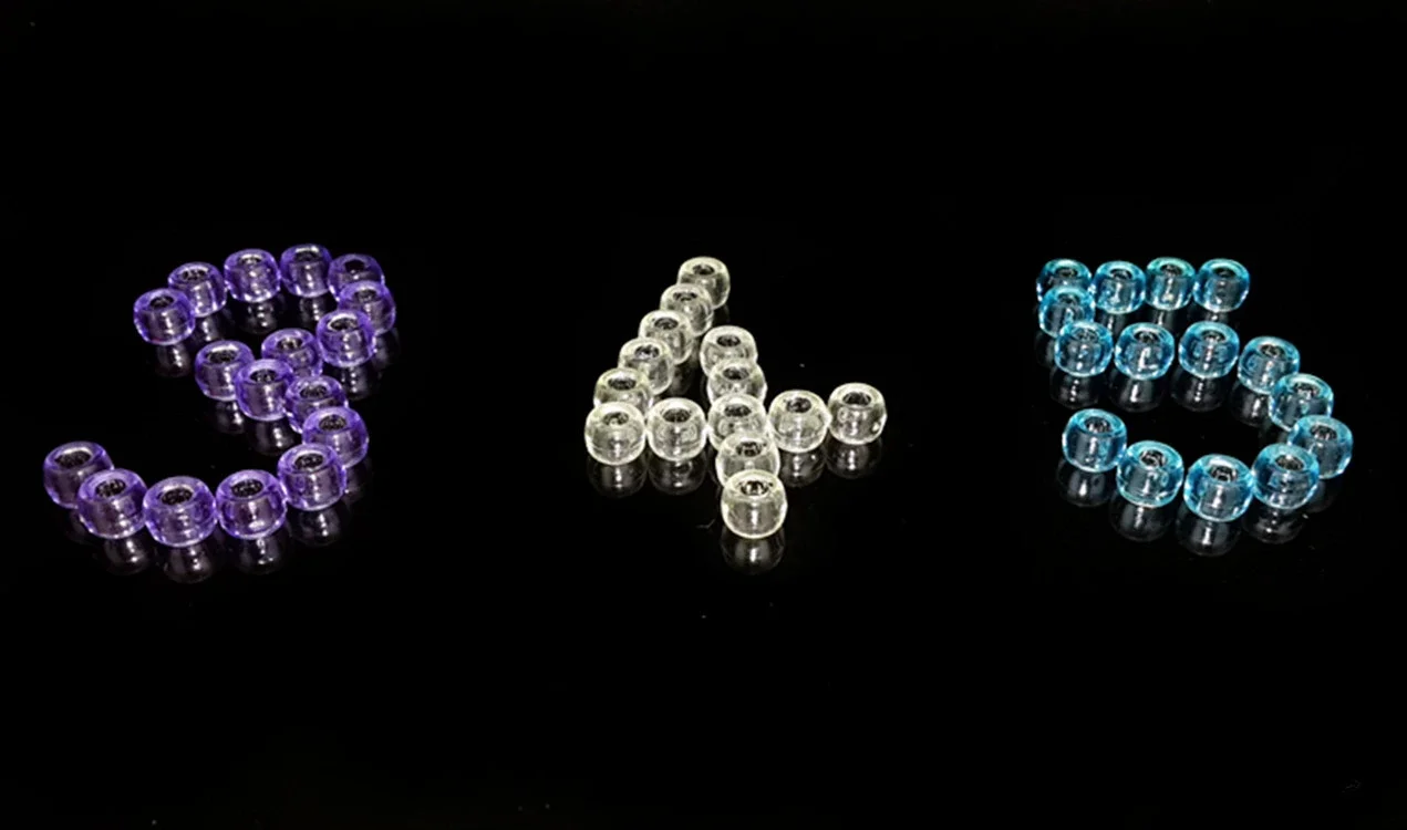 New DIY Bead Wholesale Acrylic Color Beads Silver Heart Beads Large Hole Glass Beads 100pcs Letter Beads kids craft