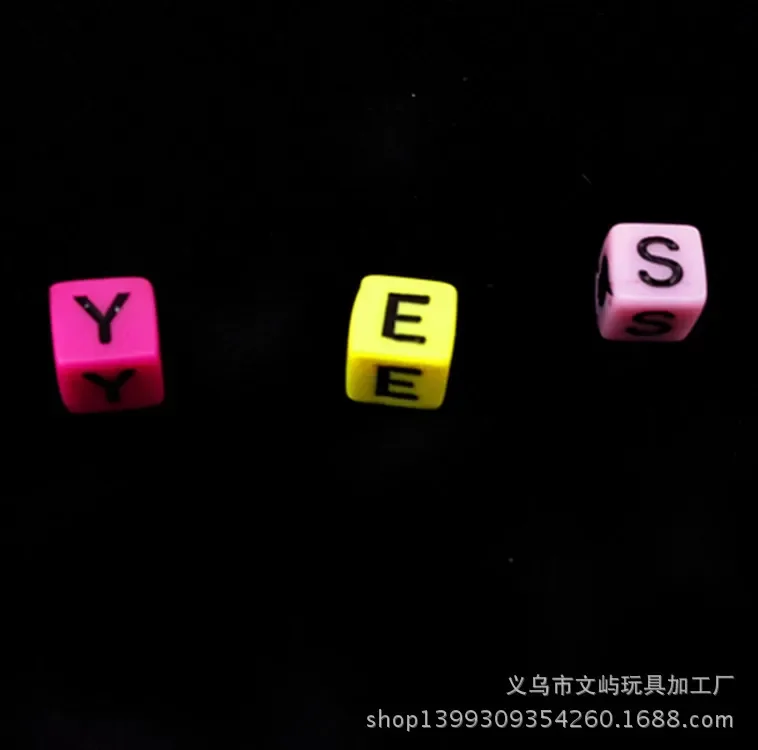 New DIY Bead Wholesale Acrylic Color Beads Silver Heart Beads Large Hole Glass Beads 100pcs Letter Beads kids craft