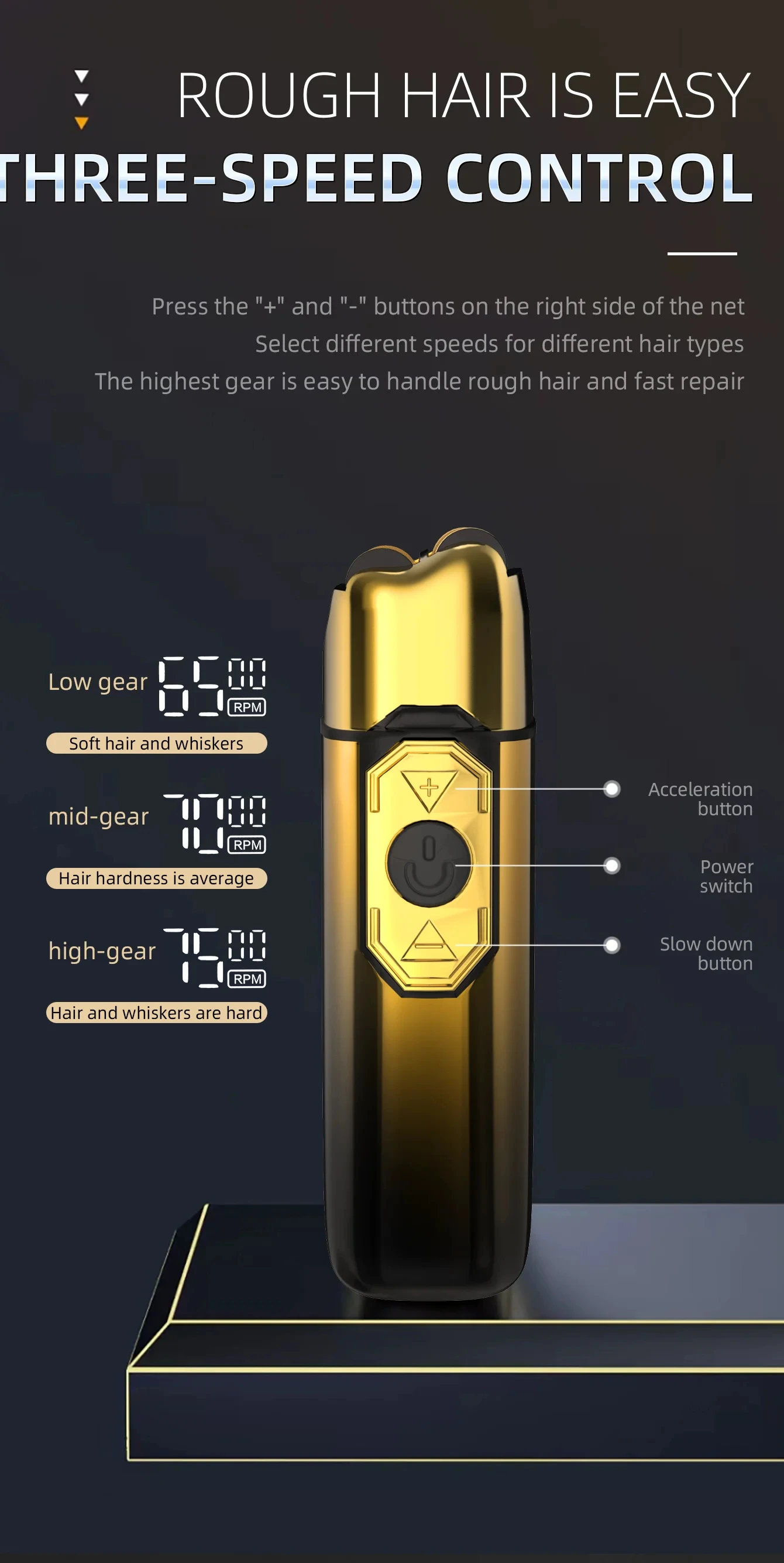 Kemei TX10 new electric shaver with LED display rechargeable beard shaver bald men's shaver original accessories blade