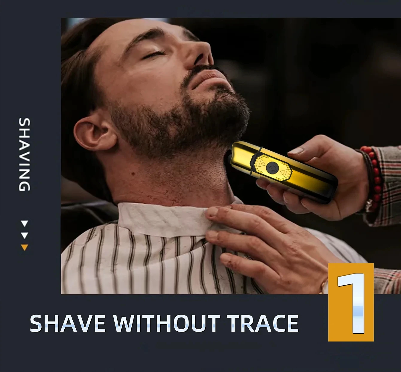 Kemei TX10 new electric shaver with LED display rechargeable beard shaver bald men's shaver original accessories blade