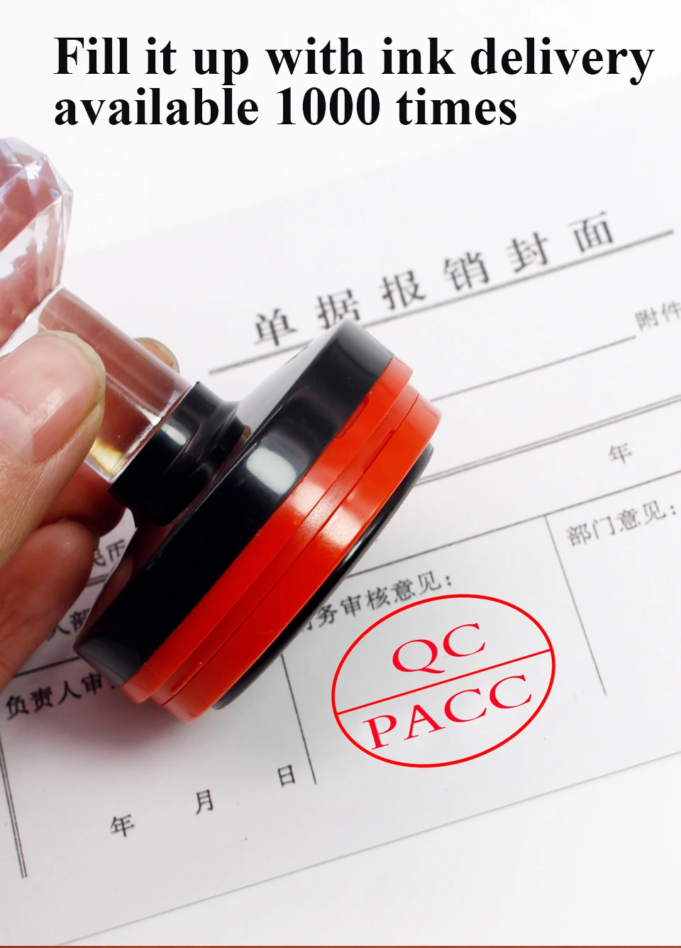 Personalized Logo Self inking Stamp Customized Photosensitive ink Stamp Your design picture