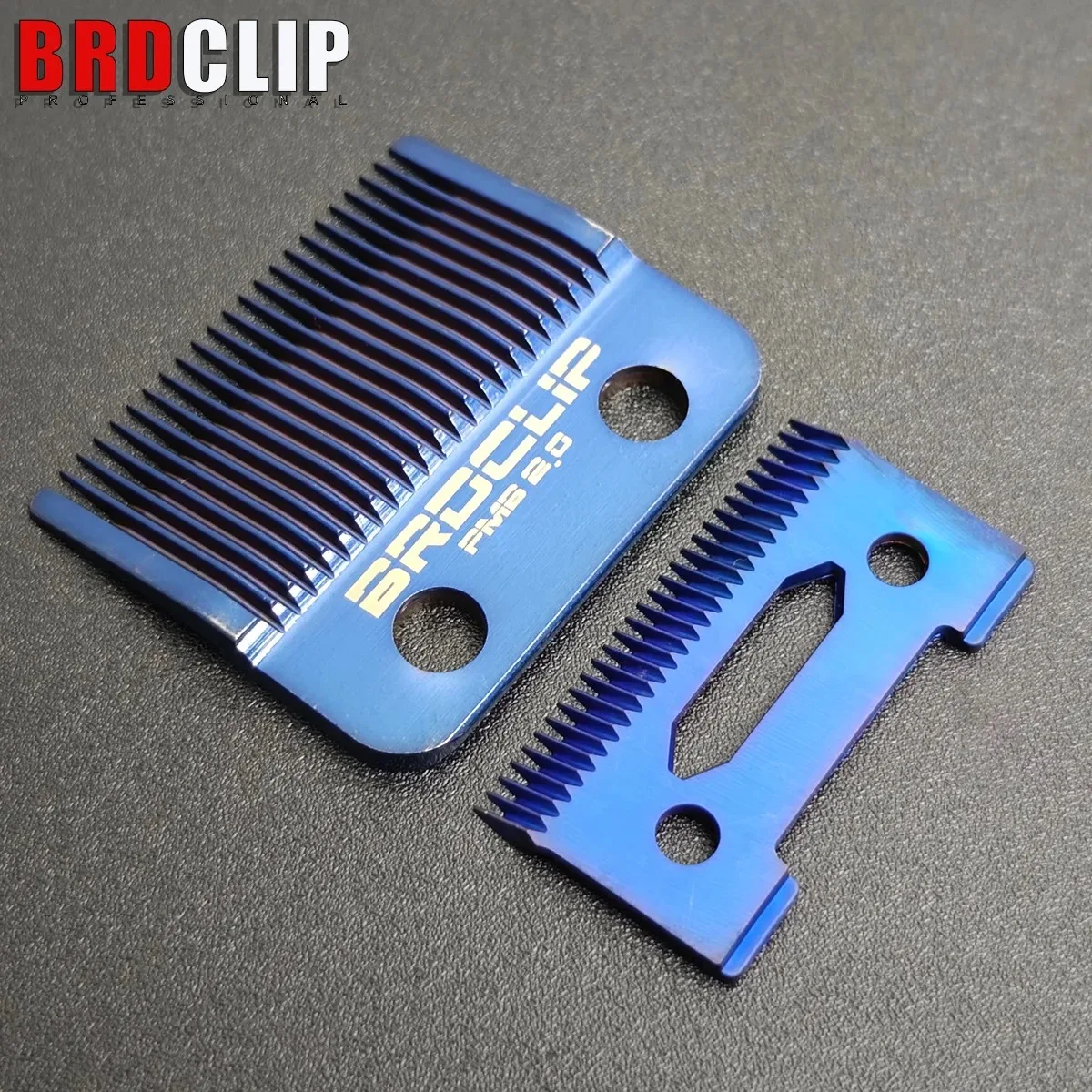 BRDCLIP Blue Blade Original Replaceable Cutter Head for Madeshow M10 M5 Hair Clipper Titanium Plated Ceramics Blade
