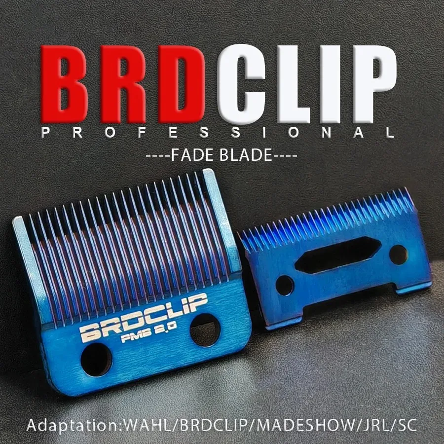 BRDCLIP Blue Blade Original Replaceable Cutter Head for Madeshow M10 M5 Hair Clipper Titanium Plated Ceramics Blade