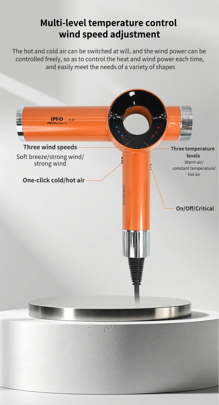 New High-Speed Bladeless Hair Dryer With Brushless Motor, 120000 Rpm, High-Power, Hair Salon Specific, Household 220V
