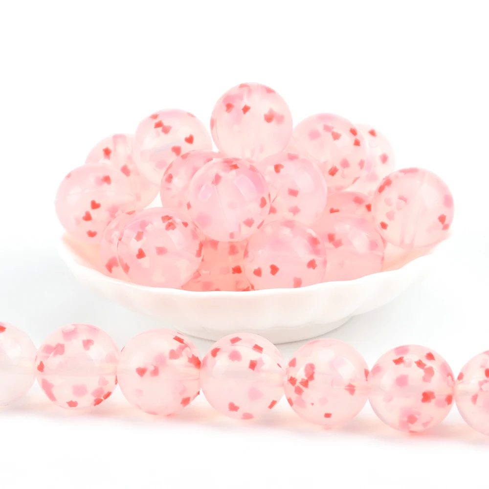 LOFCA  12mm 50pcs/lot Silicone Beads Teething Necklace Baby Teether Toy Silicone BPA Free Teething Beads Charms Newborn Nursing