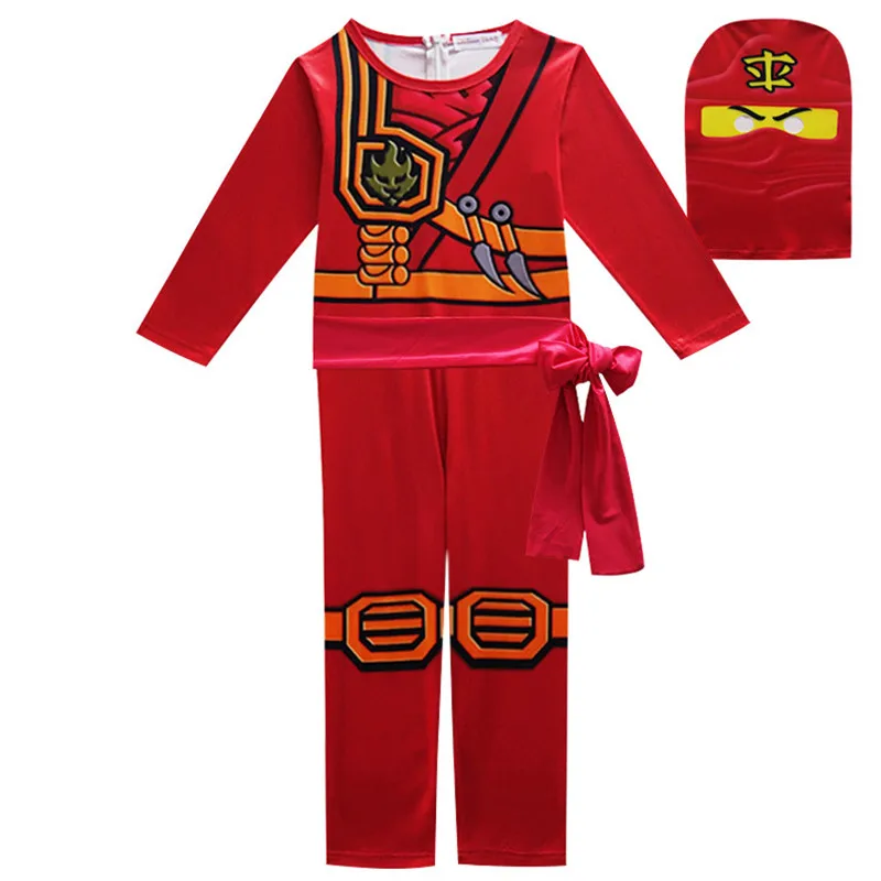 Leg Ninja Cosplay Costume 3 Jumpsuit Set Halloween and Christmas Party Costume Street Costume Ninja