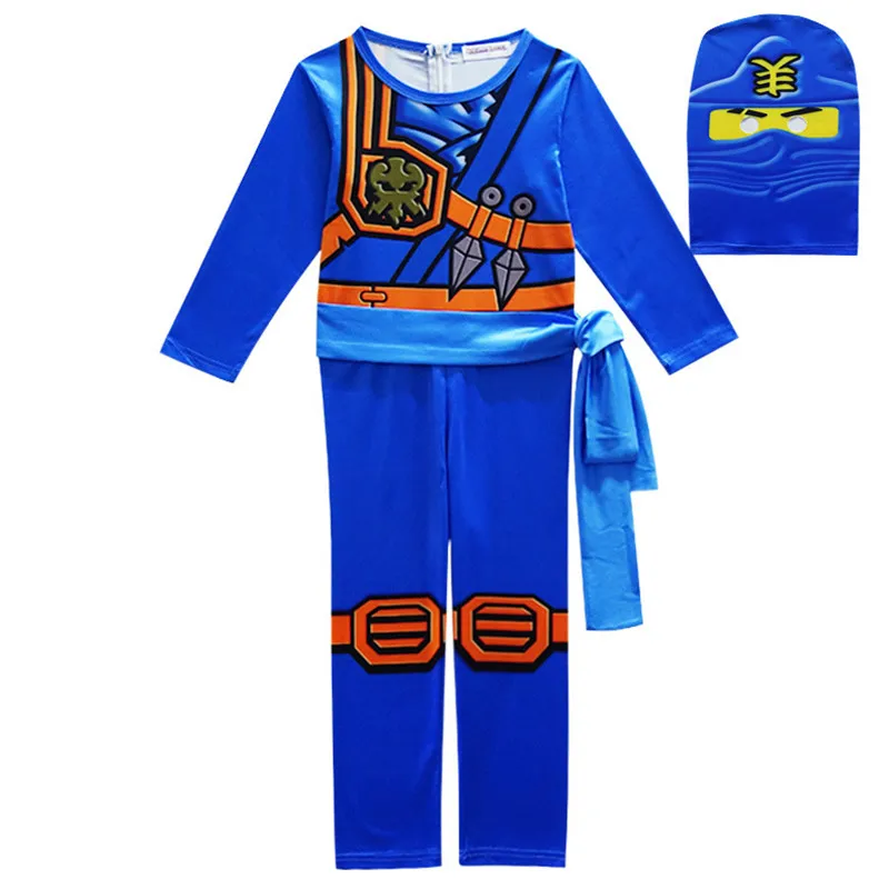 Leg Ninja Cosplay Costume 3 Jumpsuit Set Halloween and Christmas Party Costume Street Costume Ninja
