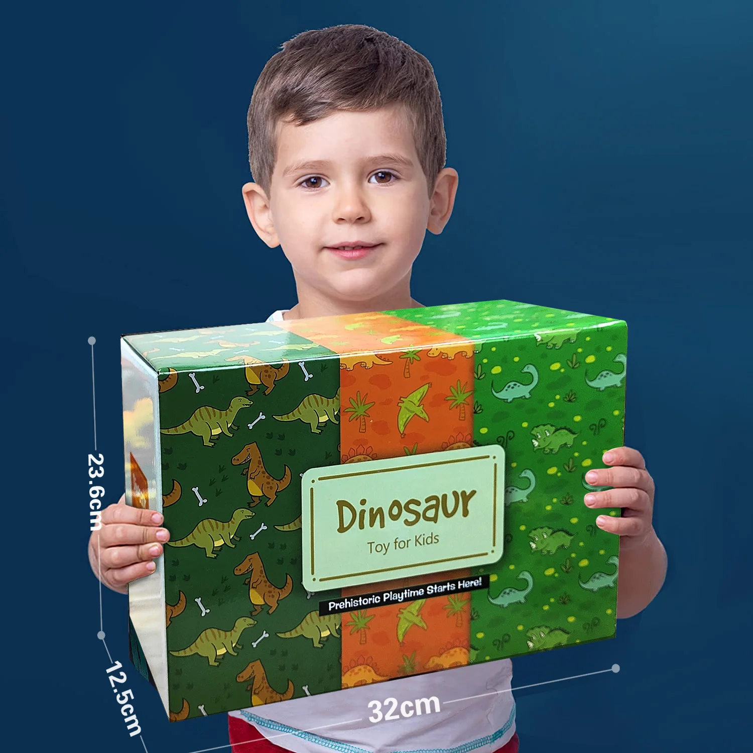 Dinosaur Toys for Kids Mist-spouting Volcano And Climbing Track Train Kit Toys for Boys/Girls Home Schoolers Gift for Party Deco