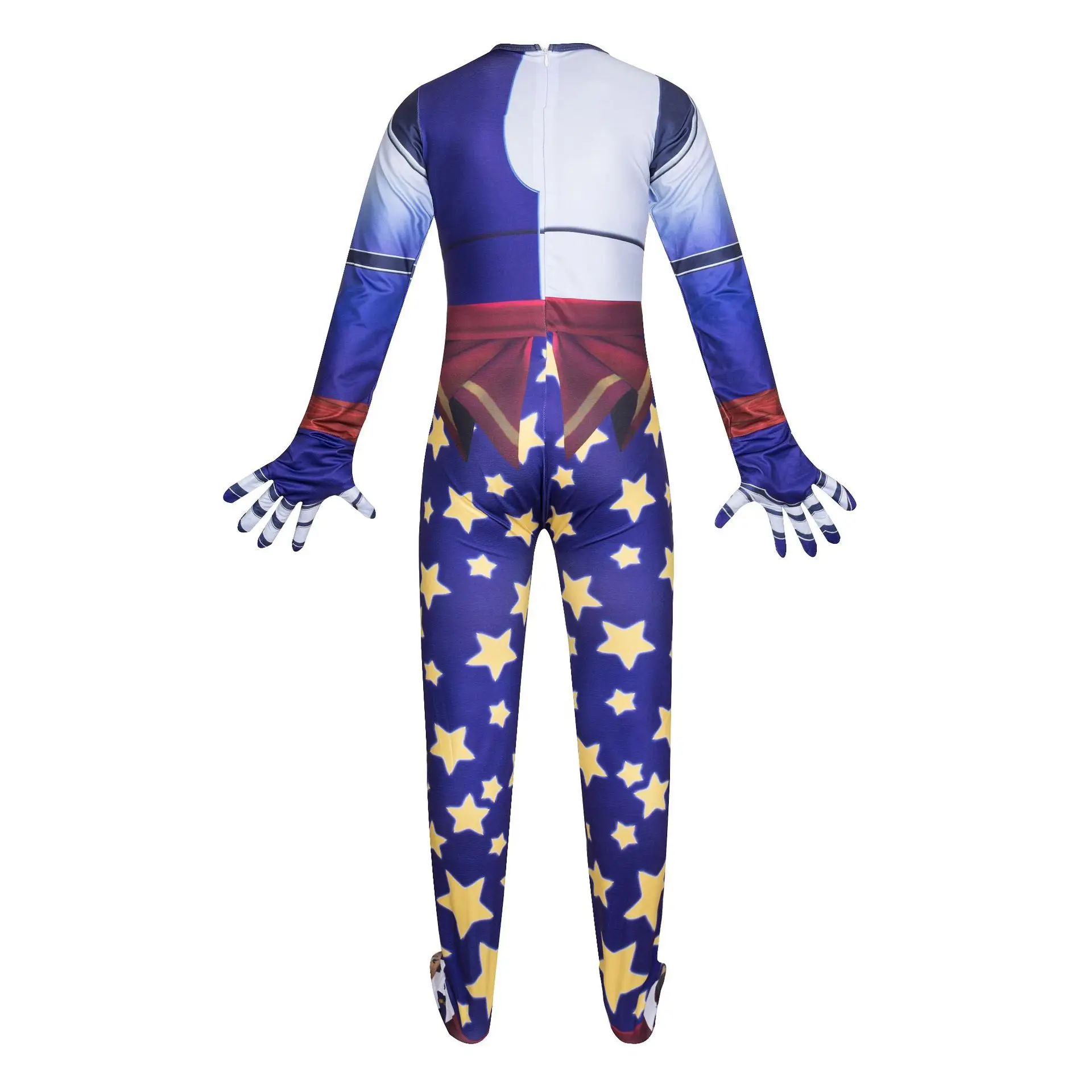 Sundrop Moondrop Cosplay Costume Cartoon Sun Moon Clown Puppet Cosplay Outfit Mask Halloween Birthday Party Costume Kids Boy