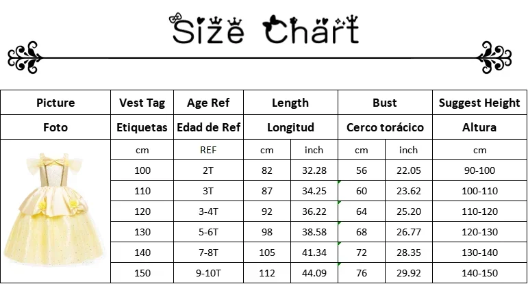 Girls Belle Cosplay Costumes Girls Dresses for Beauty Kids Party Clothing Magic Stick Crown Children Yellow Dress and The Beast