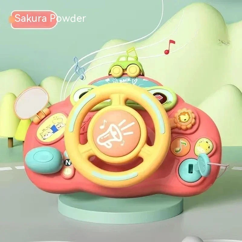 Steering Wheel Car Toys Rear Kids Simulates Driving Seat Baby Car Comfort